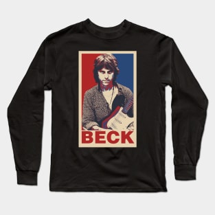 Jeff Beck Pop Art Style Long Sleeve T-Shirt